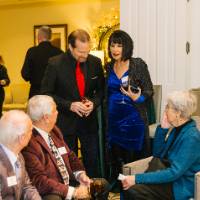 President Mantella, Robert Avery, and guests talk